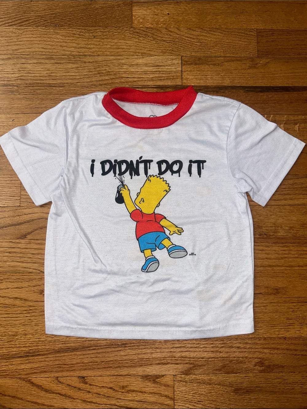 Vintage Bart Simpson “ I didn’t do it” tshirt size 8